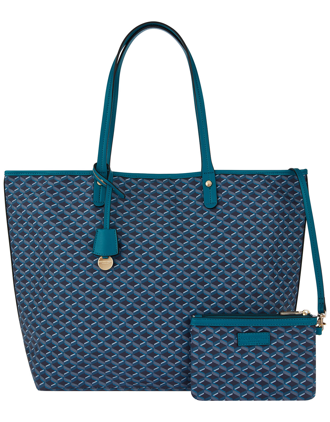 Geo Print Tote Bag Tote Shopper bags Accessorize UK