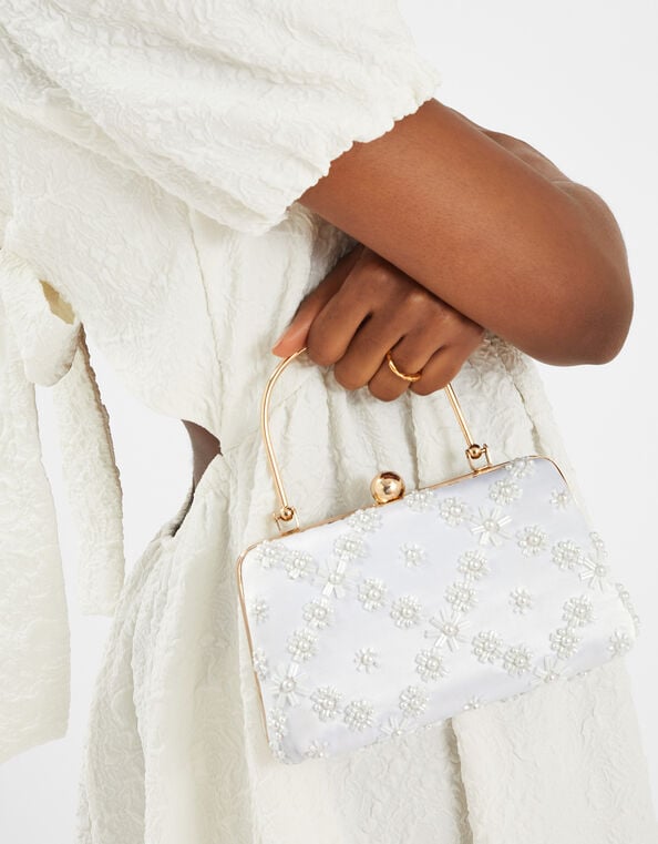 Bridal Beaded Handbag, , large