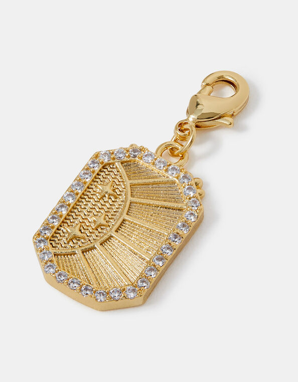 14ct Gold-Plated Sunray Charm, , large