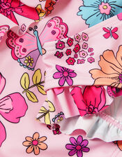 Girls Retro Bloom Bikini Set, Multi (BRIGHTS MULTI), large