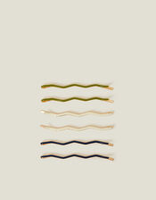 6-Pack Wiggle Hair Slides, , large