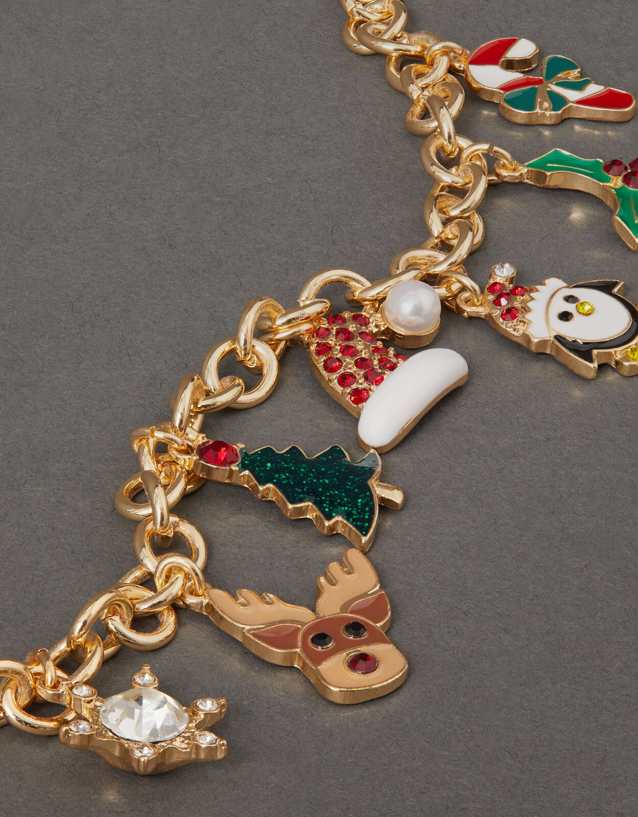 Christmas charm bracelet hot sale