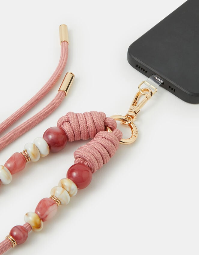 Beaded Phone Strap, , large