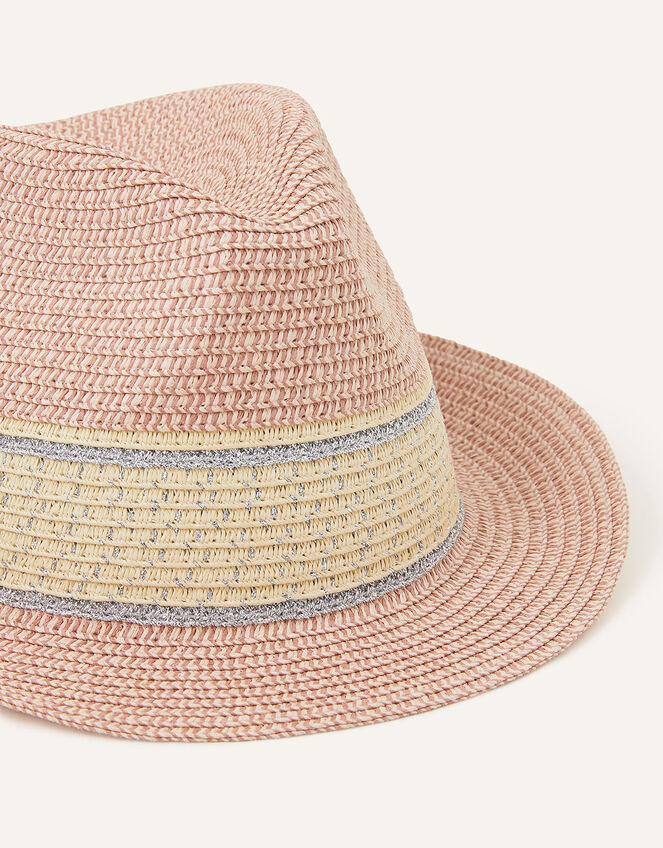 Sarah Sparkle Trilby Hat, Pink (PINK), large