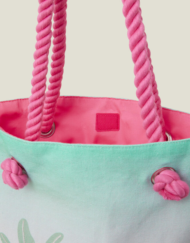 Girls Fruit Print Shopper Bag, , large