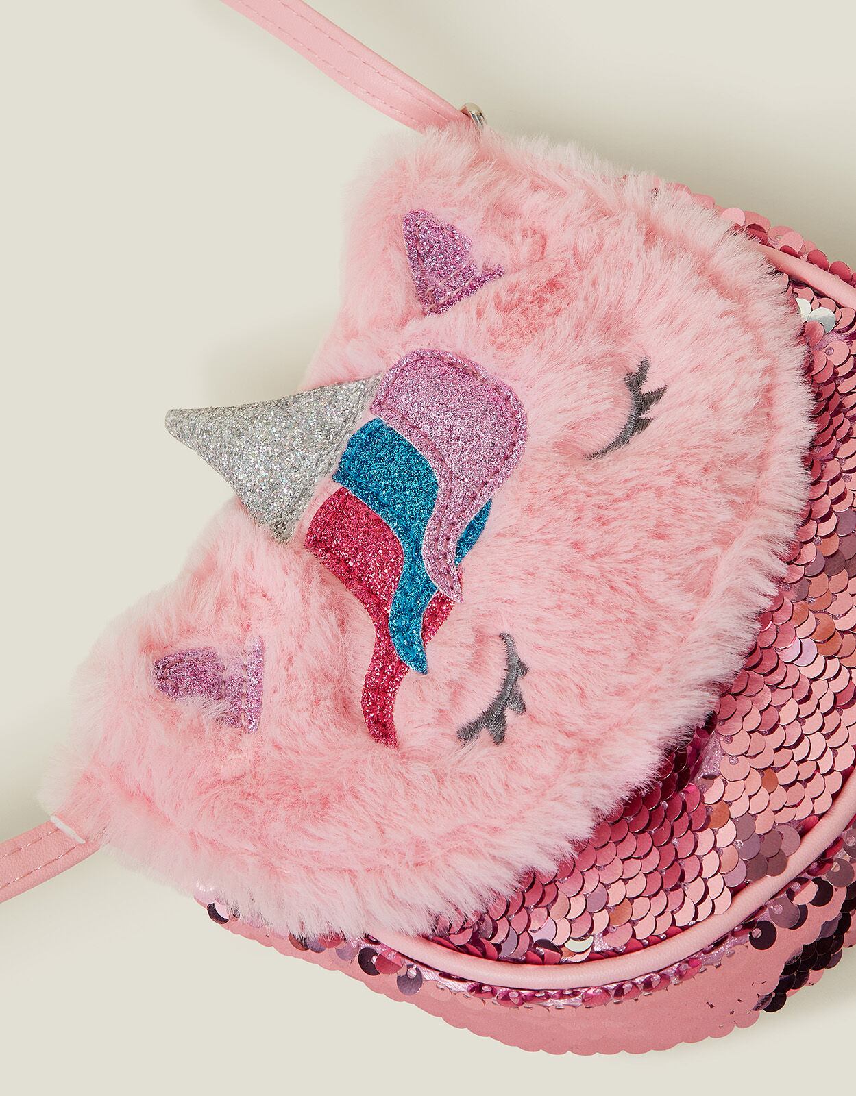 Girls Faux Fur Unicorn Cross Body Bag Bags Accessorize Global