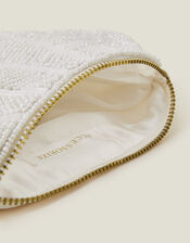Bridal Scallop Beaded Pouch, , large