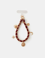 Celestial Satin Chain Wrist Phone Strap, , large