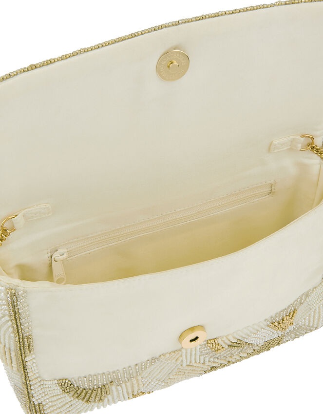 Jasmine Bridal Floral Embellished Clutch Bag, , large