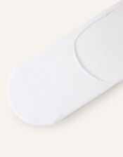 Supersoft Footsie Socks Set of Three, White (WHITE), large