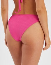 Textured Bikini Bottoms, Pink (PINK), large