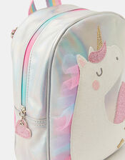 Girls Iridescent Unicorn Backpack, , large