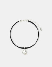 Teardrop Pendant Choker Necklace, , large