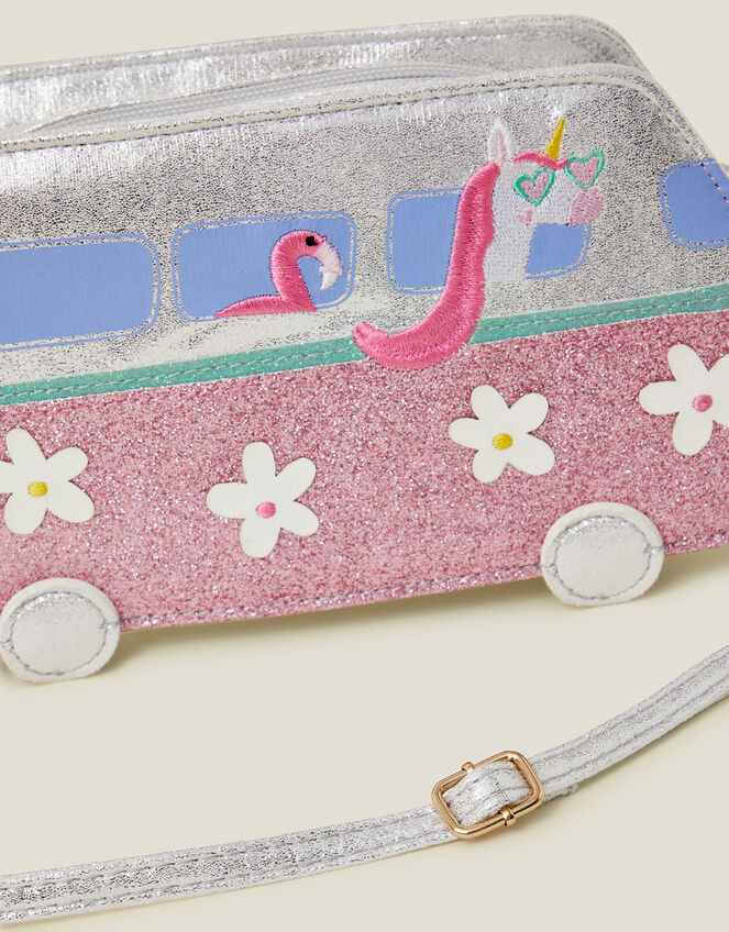 Girls Camper Van Cross Body Bag, , large