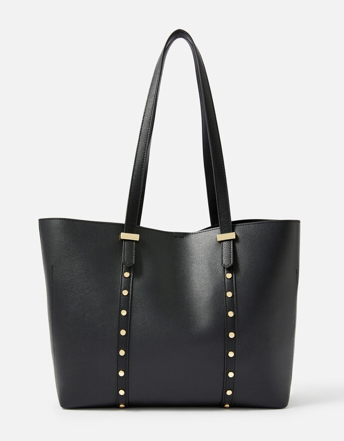 Ali Studded Tote Bag Black Tote & Shopper bags Accessorize Global