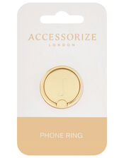 Metallic Initial Phone Ring - J, , large