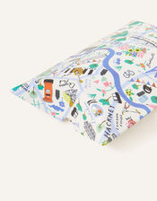 London Print Pillow, , large
