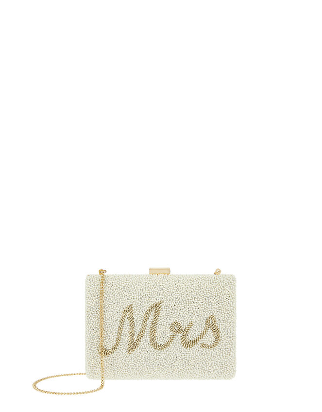 Mrs Hard Case Clutch Bag, , large