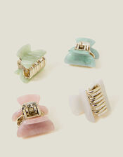 4-Pack Mini Resin Claw Clips, , large