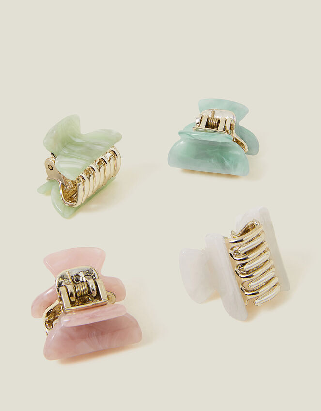 4-Pack Mini Resin Claw Clips, , large