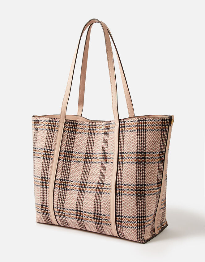 Chelsea Check Tote Bag, , large