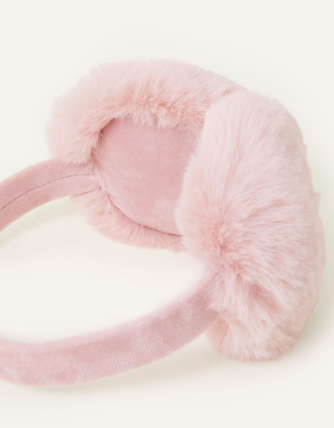 Faux Fur Earmuffs, Pink (PINK), large