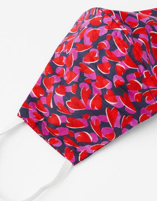 Love Heart Face Covering in Pure Cotton Face coverings Accessorize UK