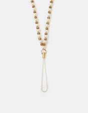 Pearl Beaded Phone Charm, , large
