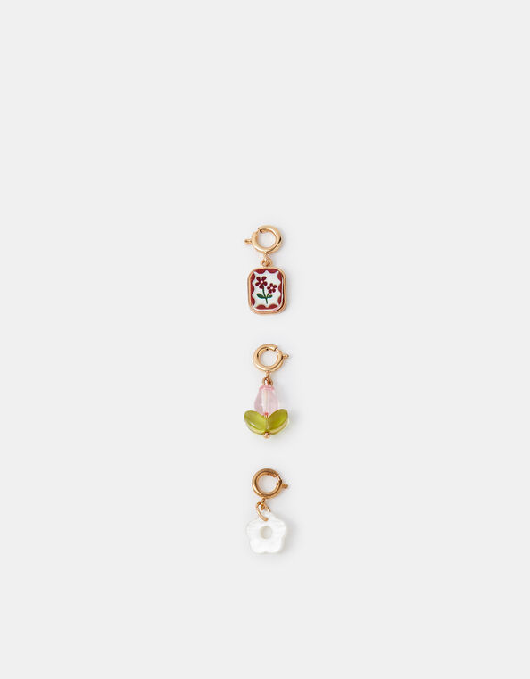 3-Pack Flower Jewellery Charms, , large