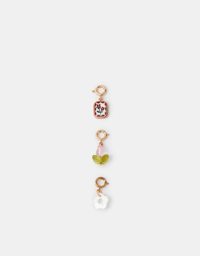 3-Pack Flower Jewellery Charms, , large
