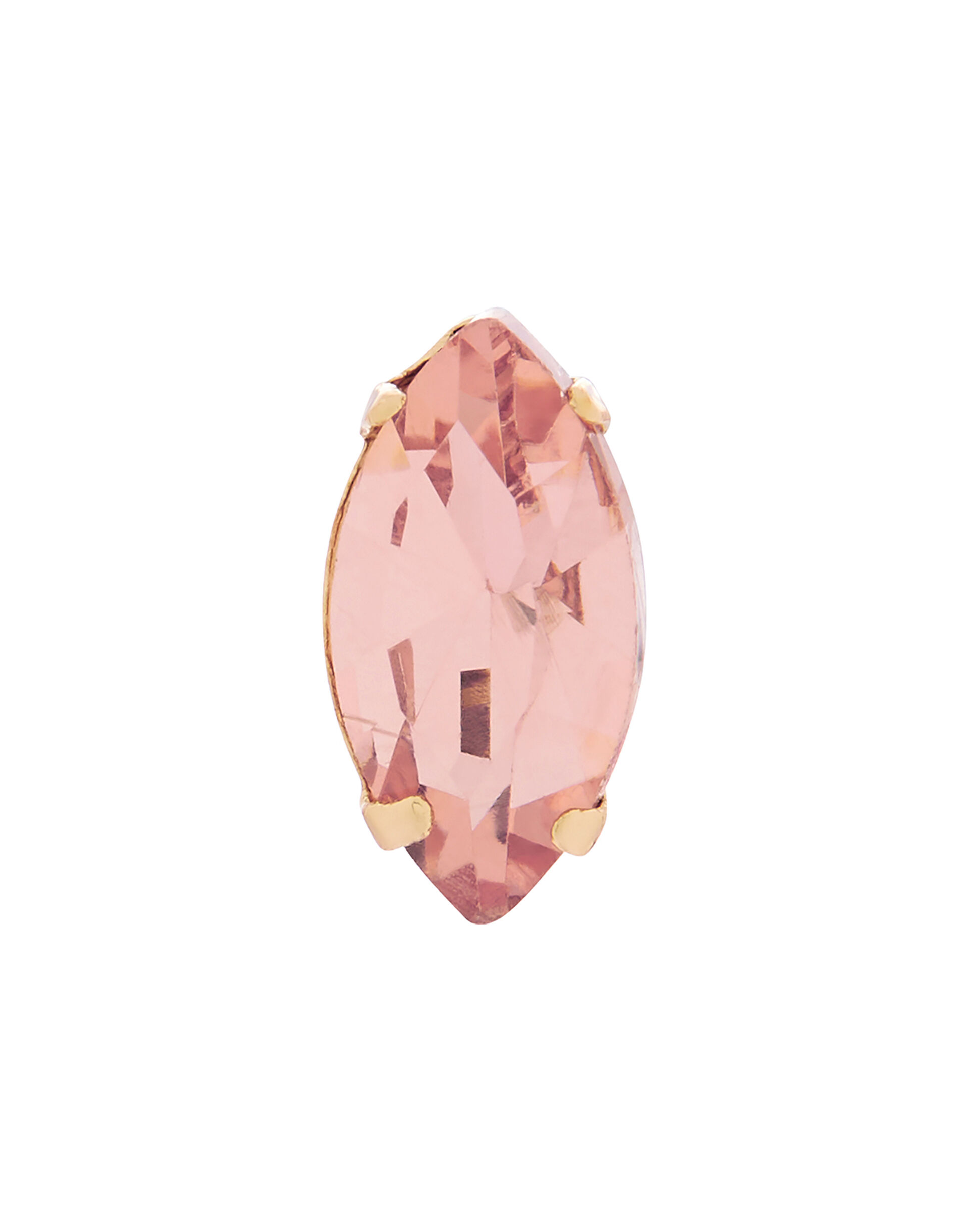 Navette Crystal Flat-Back Earrings, , large