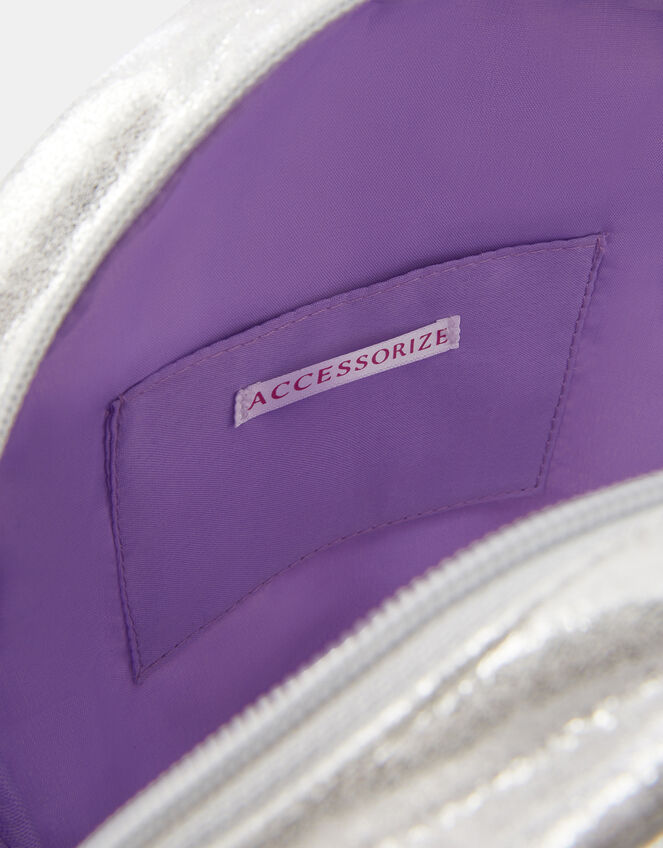 Girls Rainbow Butterfly Glitter Backpack, , large