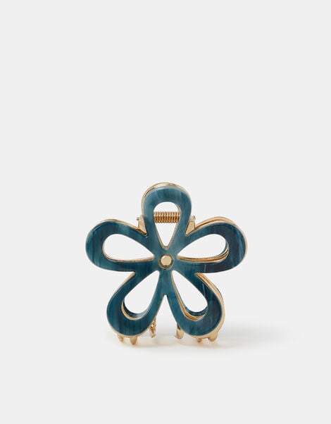 Cut Out Resin Flower Claw Clip, , large