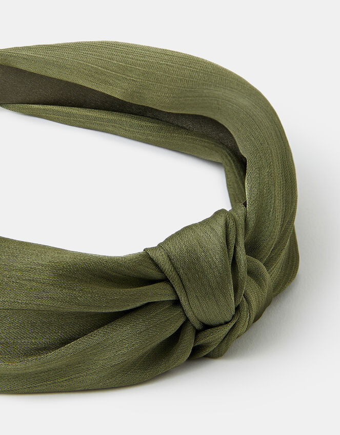 Satin Knot Headband, , large