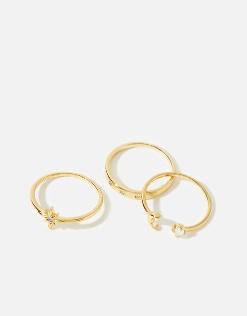 Celestial Ring Multipack, Gold (GOLD), large