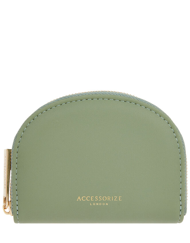 Crescent Coin Purse, Green (GREEN), large