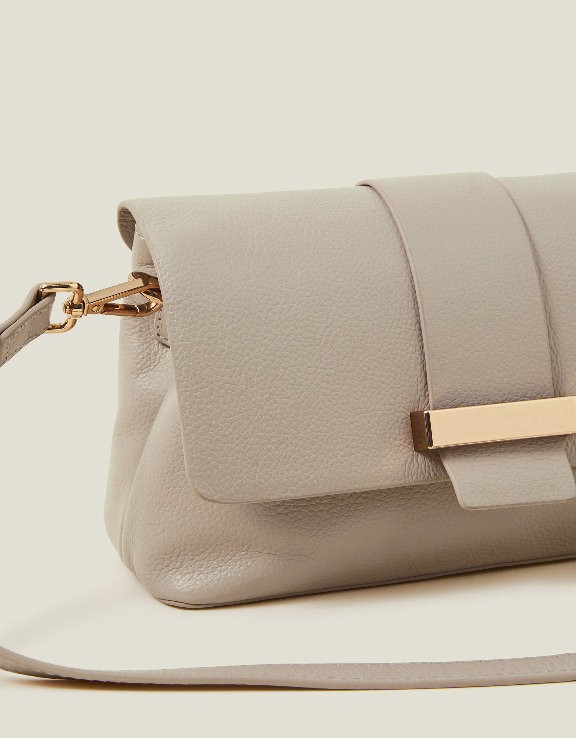 Nude leather cross body bag online