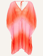 Ombre Pleated Kaftan, Pink (PINK), large