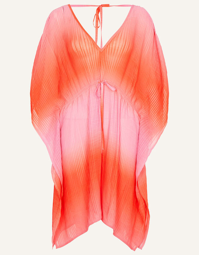 Ombre Pleated Kaftan, Pink (PINK), large