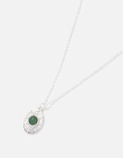 Sterling Silver Aventurine Necklace, , large
