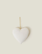 Beaded Mr Heart Christmas Tree Decoration, , large
