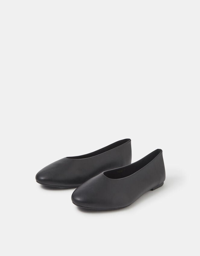 Ballet Flats, Black (BLACK), large