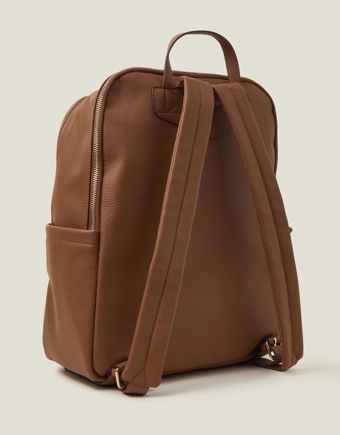 Zip-Around Backpack, Tan (TAN), large