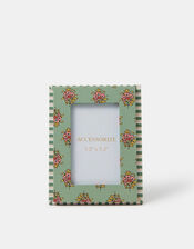 Floral Block Print Photo Frame 5.2 x 3.2, , large