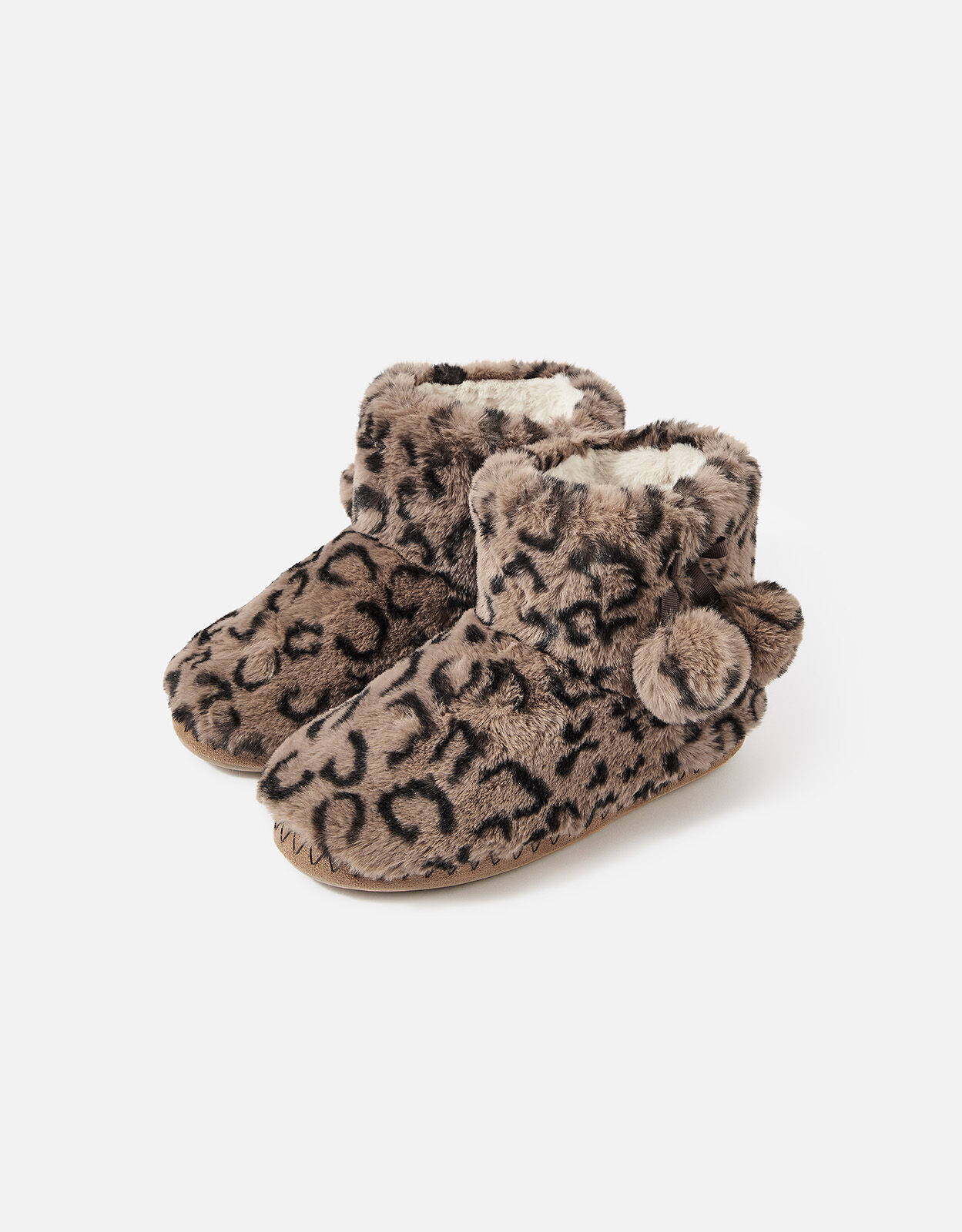 Super Soft Slipper Boots Leopard Slippers Accessorize UK