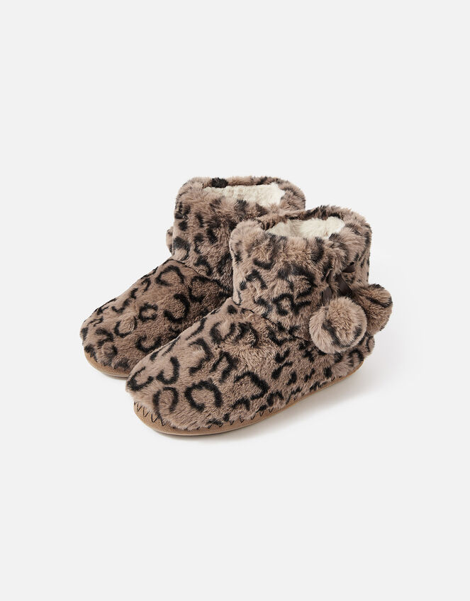 Super Soft Slipper Boots, Leopard (LEOPARD), large