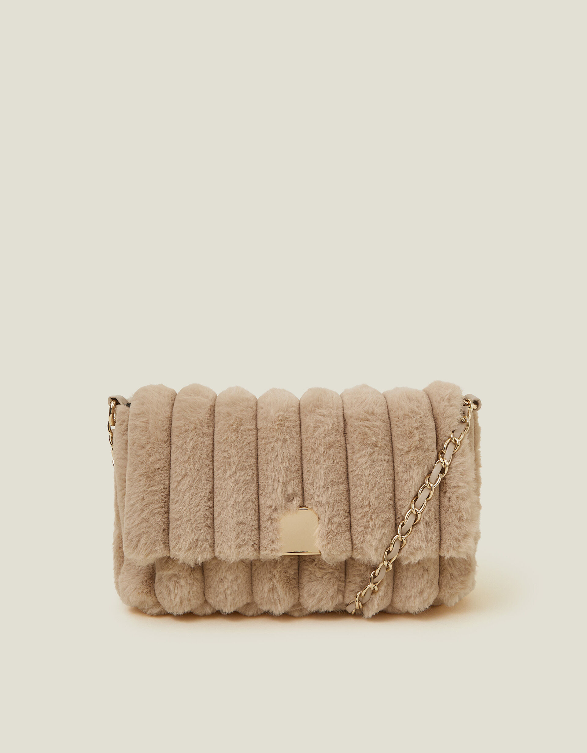Faux Fur Cross Body Bag