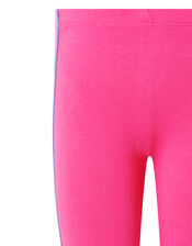 Rainbow Tape Jersey Leggings, Pink (PINK), large