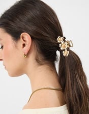 Floral Metal Claw Clip, , large