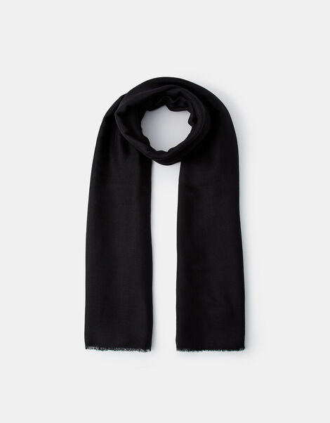 Lightweight Scarf, Black (BLACK), large